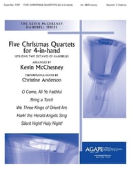 Five Christmas Quartets Handbell sheet music cover Thumbnail